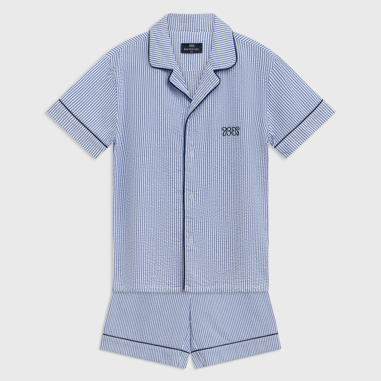 Pyjama set Laurent - Bleu Héritage