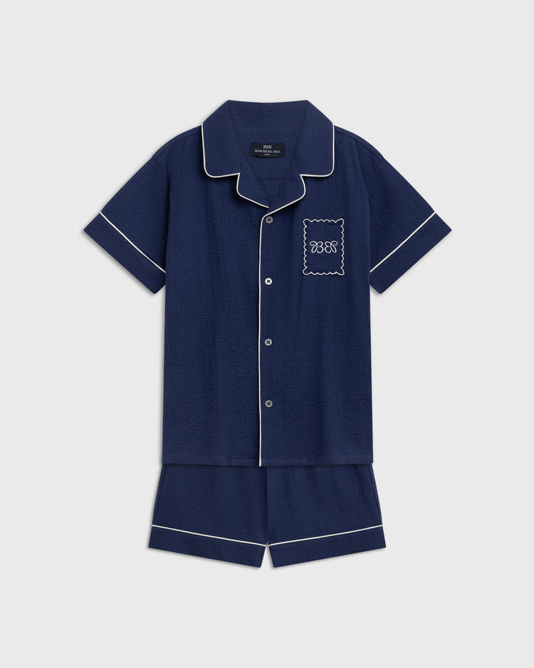 Pyjama set Laurent - Bleu Minuit