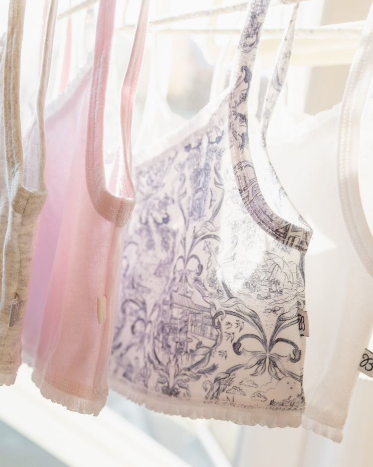 Singlet Margaux - Pink Poudree & Grey Nuage