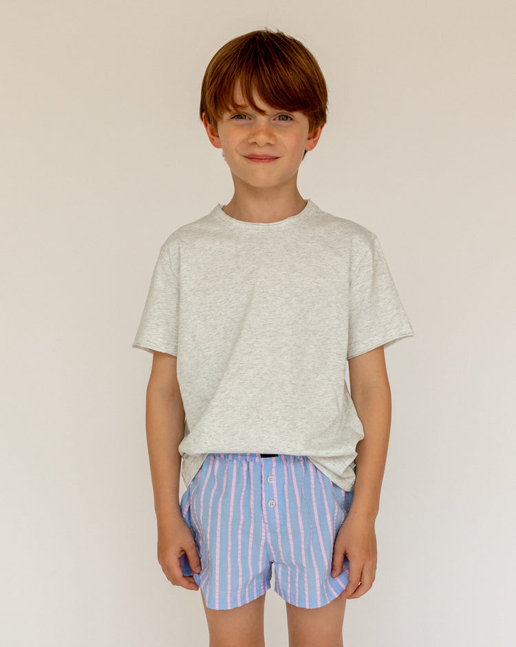 Boxershort Florent - Sorbet Pink & Whisper Blue