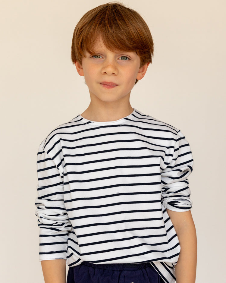 T-shirt Mathis - Marine Stripe