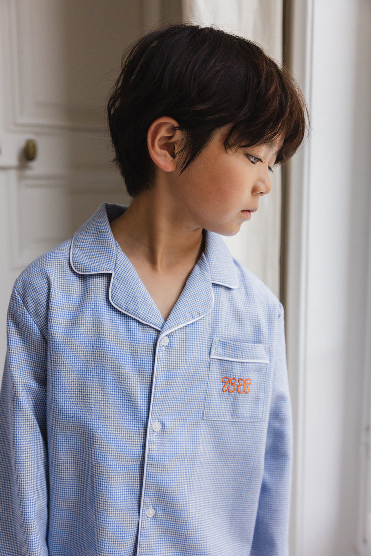 Pyjama set Hugo - Bleu Vichy
