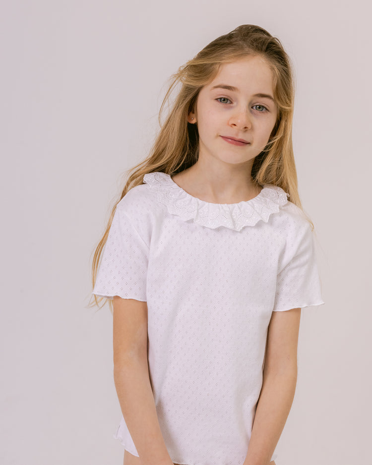 Top Lilou - White Ajour
