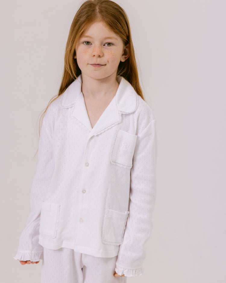 Pyjama set Cleo - White Ajour