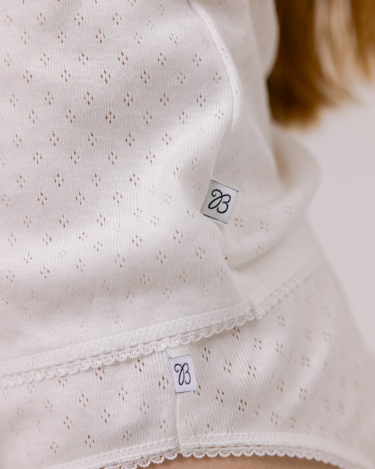 Brief Olivia - White & Grey Ajour