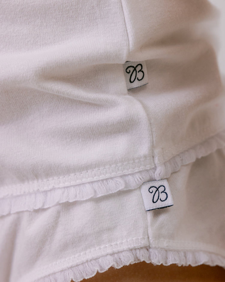 Brief Olivia - Marine stripe & Milk frais