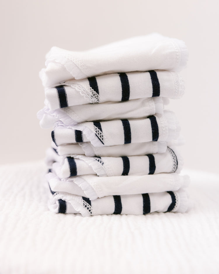 Brief Jolie - Marine Stripe & Milk Frais