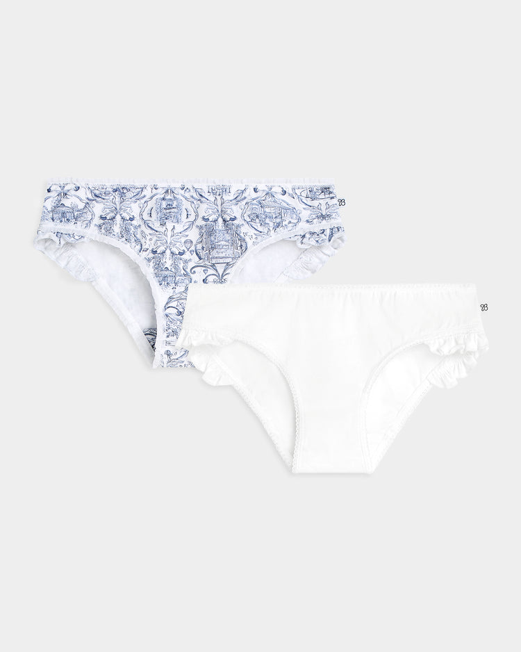 Brief Jolie - Marine Stripe & Milk Frais