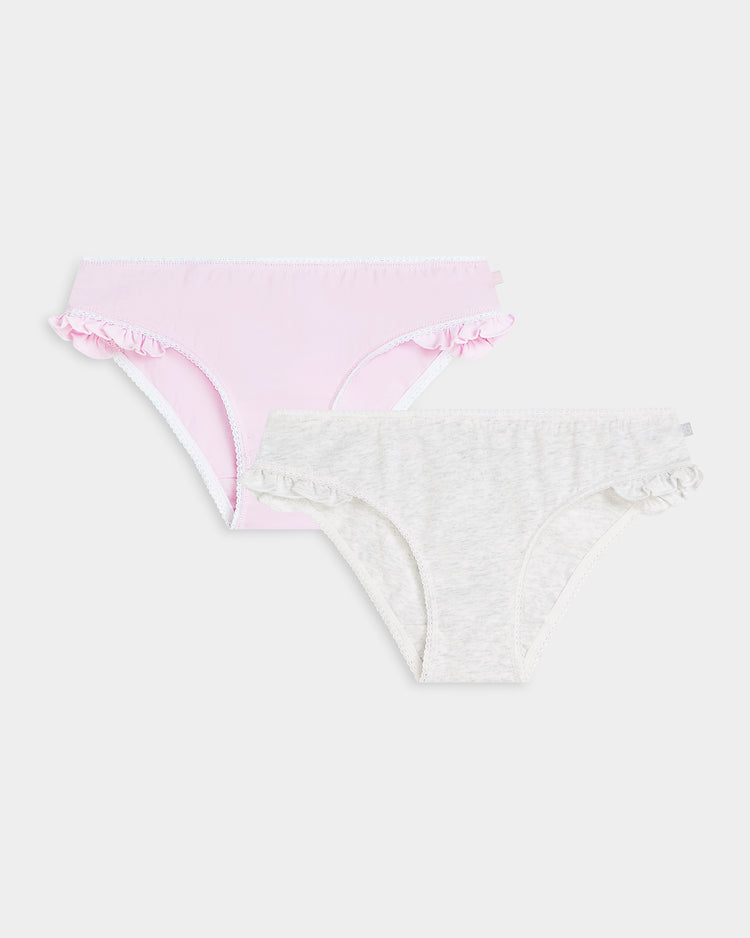 Brief Jolie - Pink Poudree & Grey Nuage