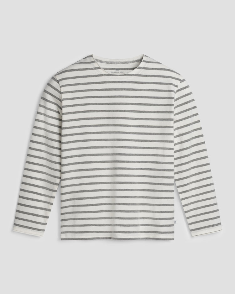 T-shirt Mathis - Grey Nuage Stripe