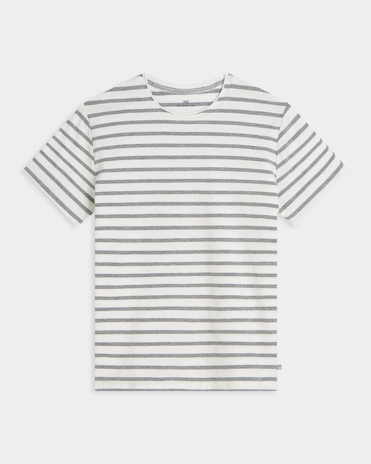 T-shirt Olivier - Grey Nuage Stripe