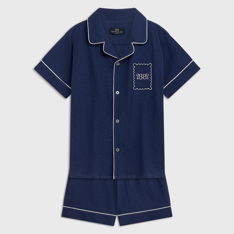 Pyjama set Laurent - Bleu Minuit