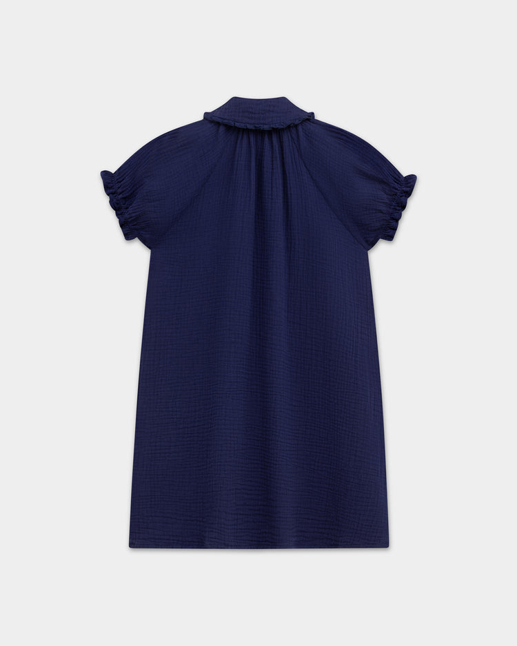 Nightdress Amelie - Bleu Minuit
